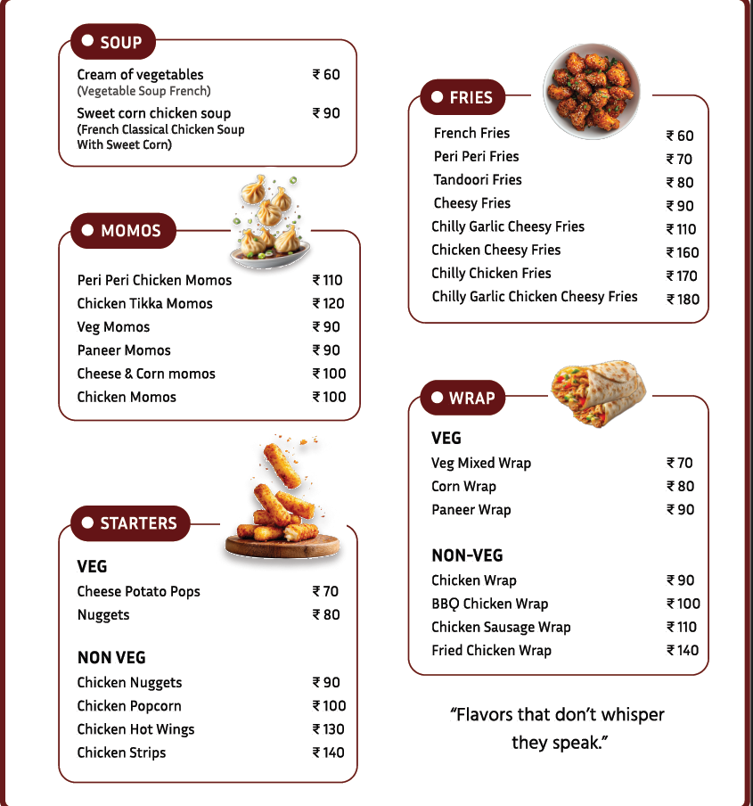 Menu Page 1